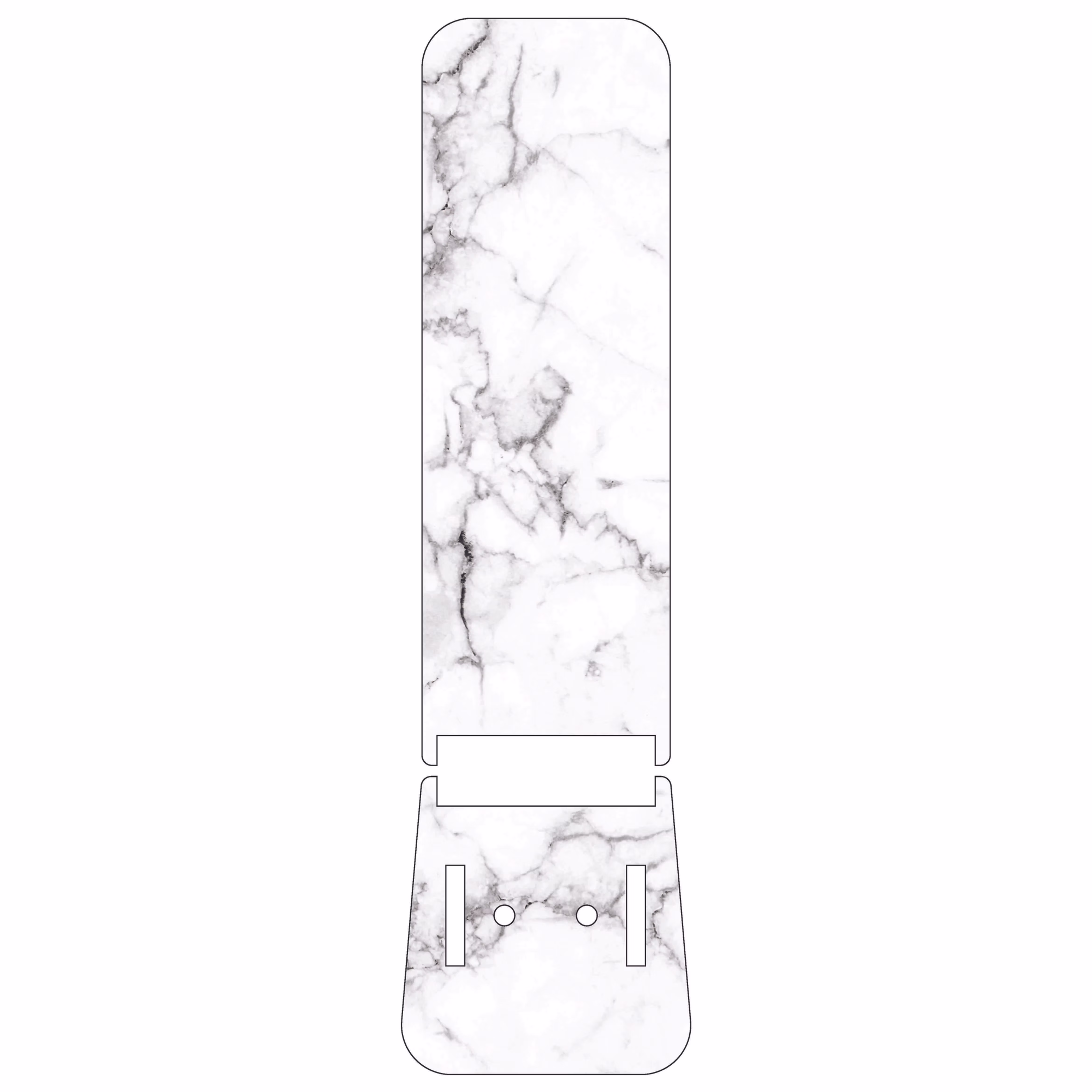 White Marble - Weight Bench